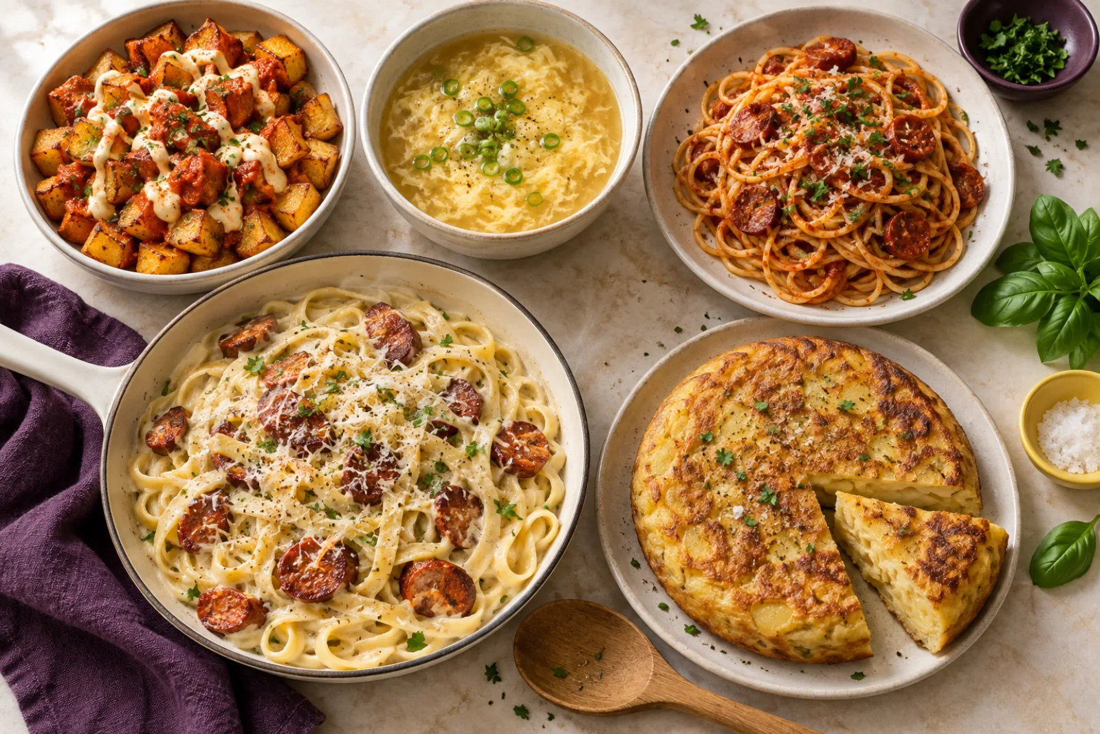 The dinners in Budget week: 5 dinners for 4 at $2.02 per serving