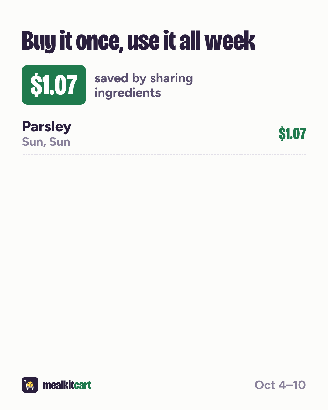 Slide 4: Shared ingredients